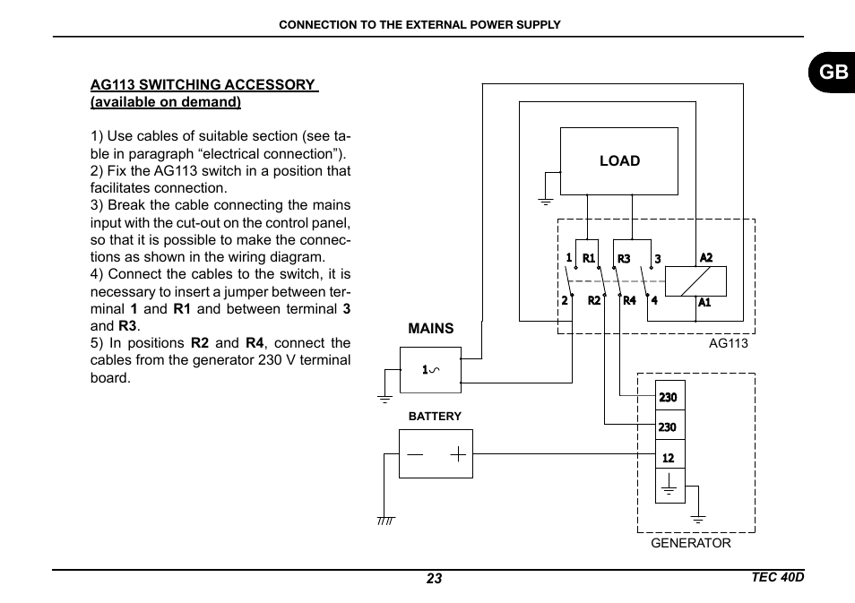 Dometic TEC 40D User Manual | Page 25 / 28