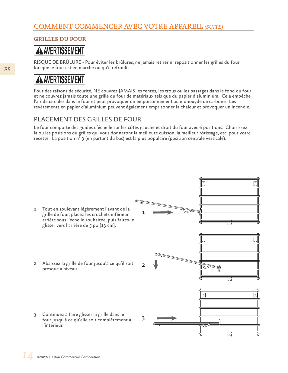 Comment commencer avec votre appareil | Hestan 30 Inch Freestanding Professional Gas Range Use and Care Manual User Manual | Page 54 / 80