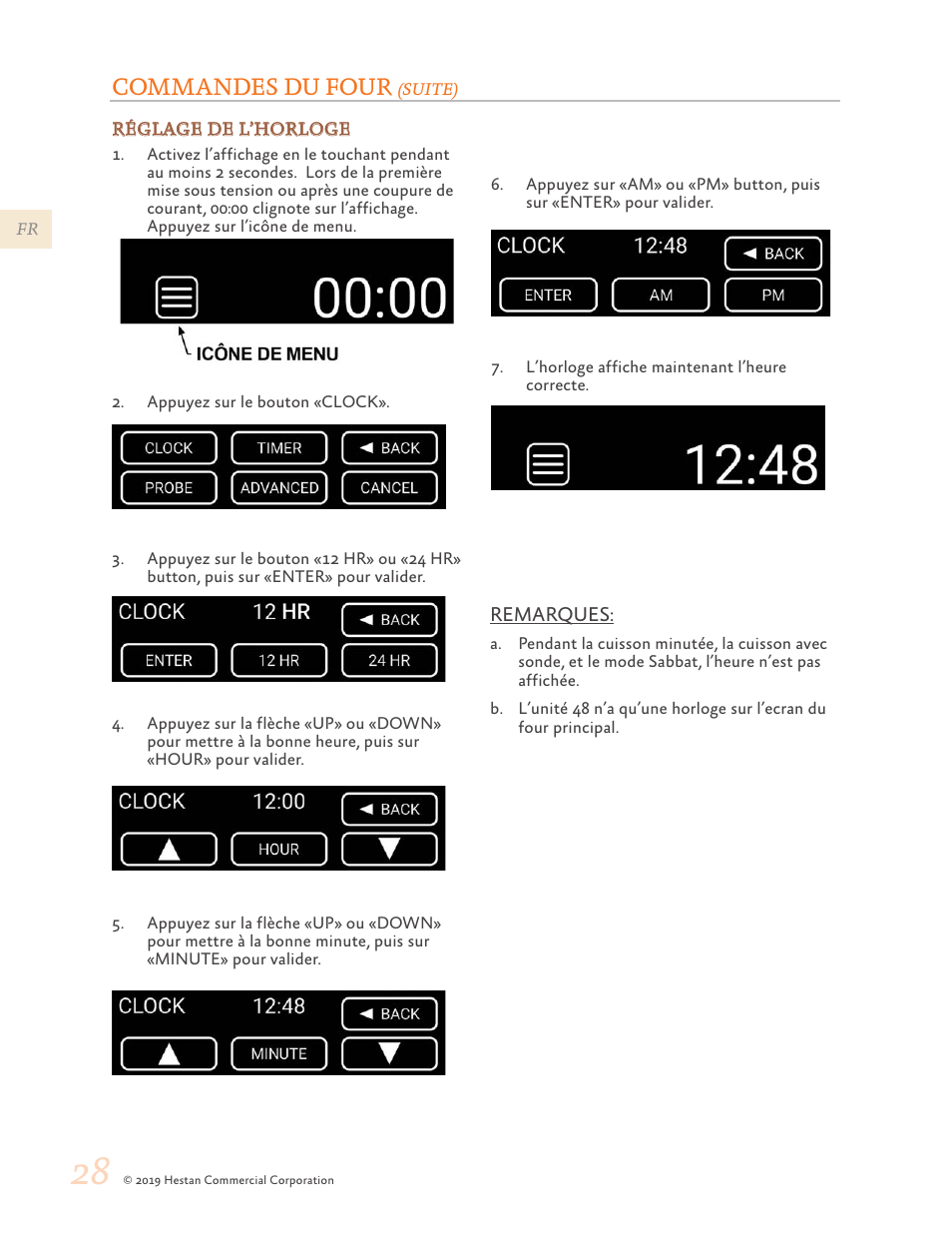 Commandes du four | Hestan 48 Inch Freestanding Dual Fuel Range Use and Care Manual User Manual | Page 84 / 112