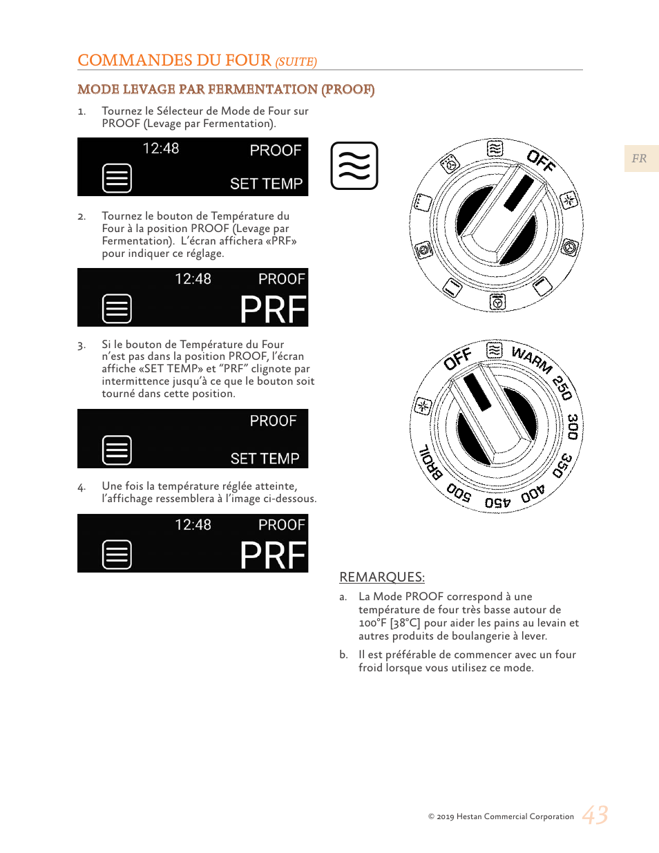 Commandes du four | Hestan 48 Inch Freestanding Dual Fuel Range Use and Care Manual User Manual | Page 99 / 112