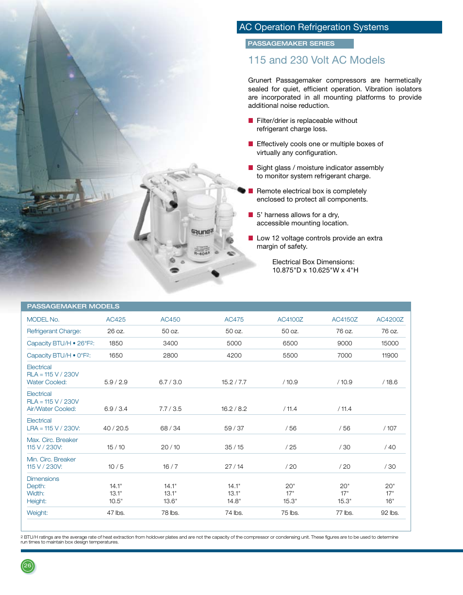 Ac operation refrigeration systems | Dometic L-0191B User Manual | Page 26 / 32