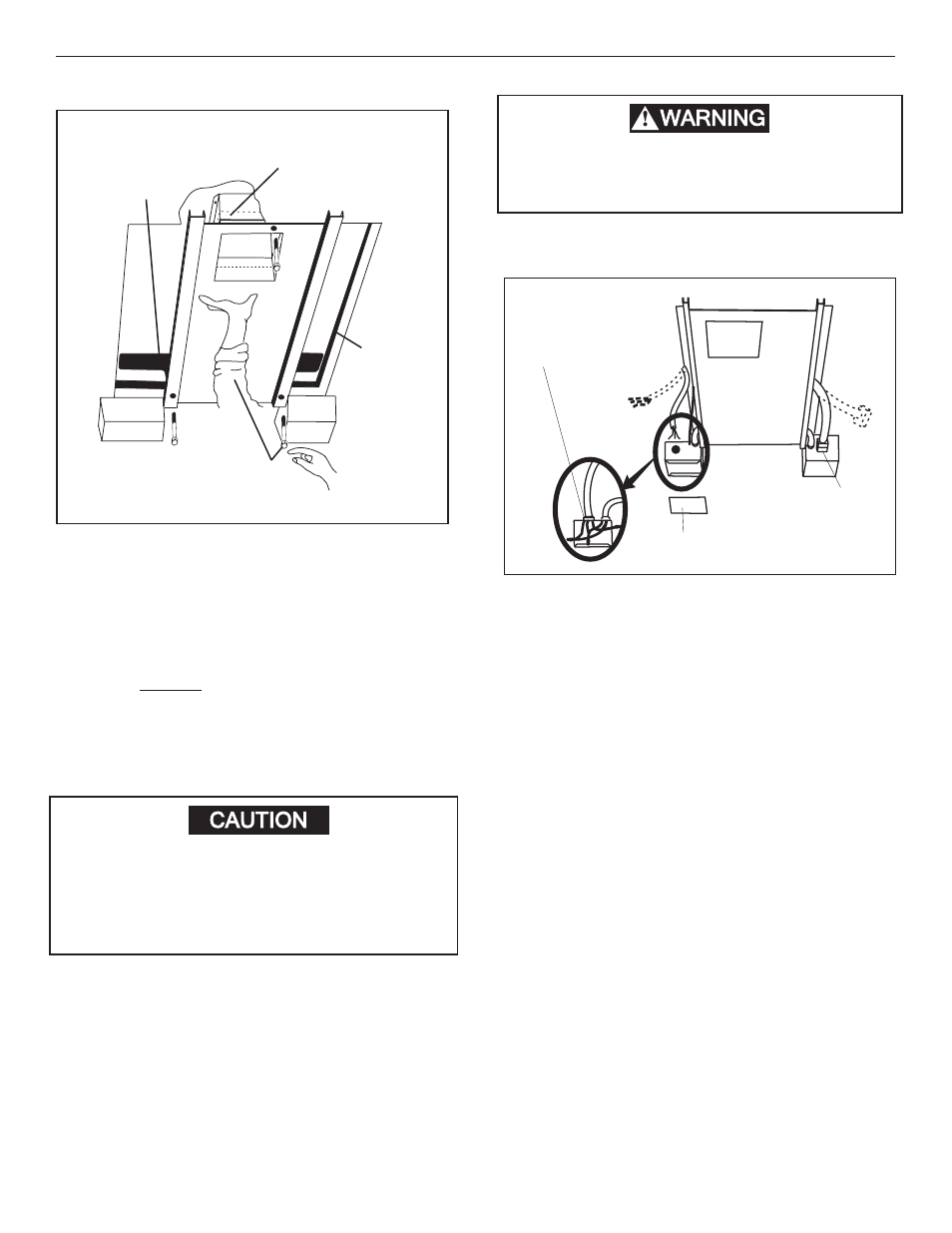 Caution, Warning | Dometic 630025.331 User Manual | Page 7 / 10