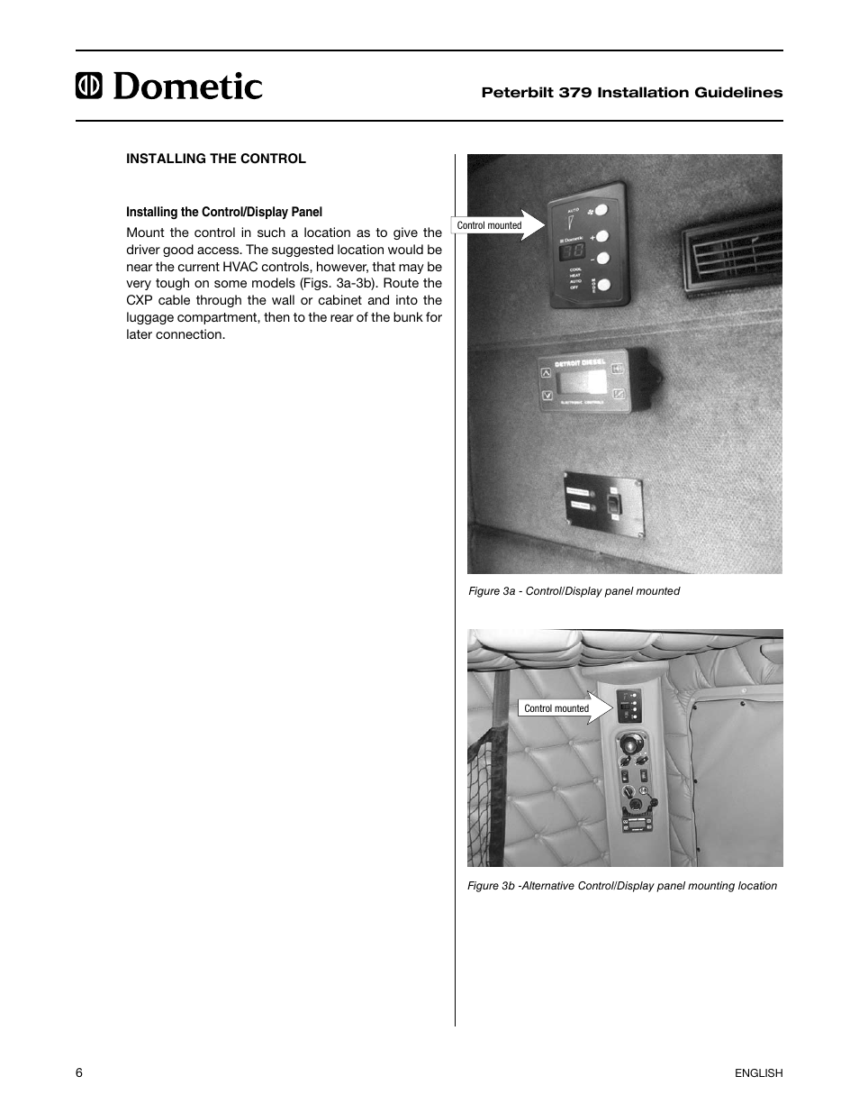 Dometic Peterbilt 379 CHASSIS User Manual | Page 6 / 12
