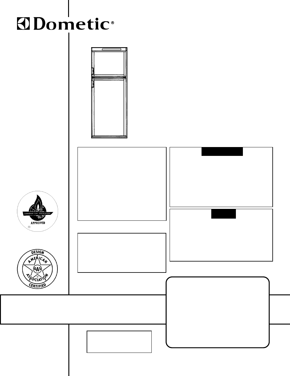 Dometic RM2652 User Manual | 14 pages