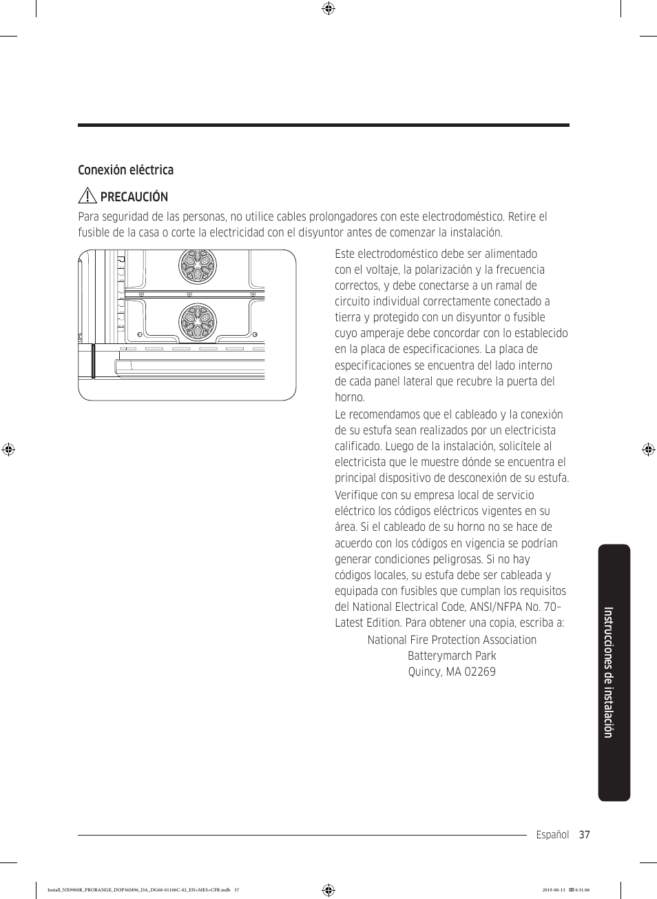 Dacor Contemporary 36 Inch Freestanding Professional Gas Smart Range Installation Manual User Manual | Page 89 / 156