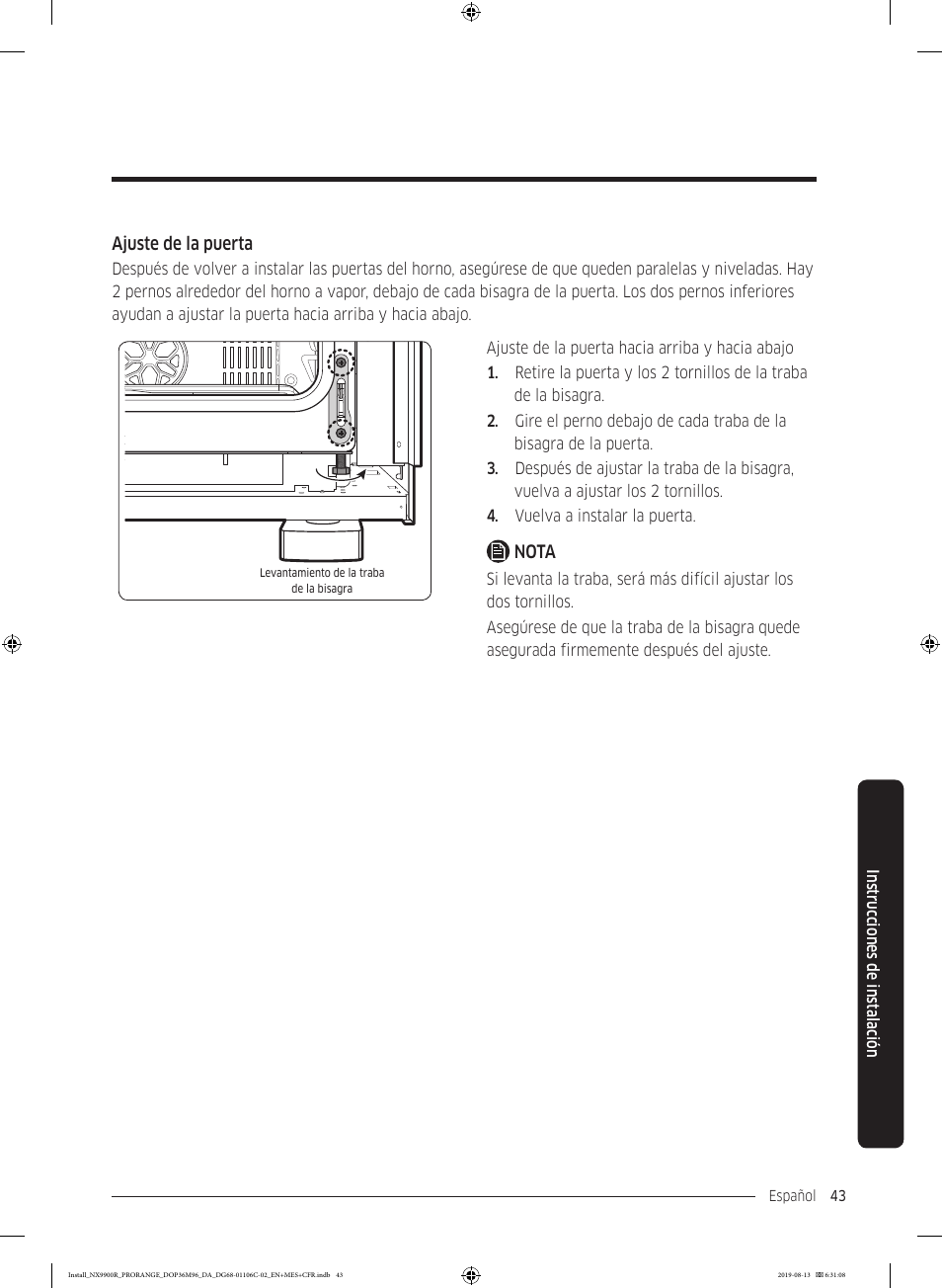 Dacor Contemporary 36 Inch Freestanding Professional Gas Smart Range Installation Manual User Manual | Page 95 / 156