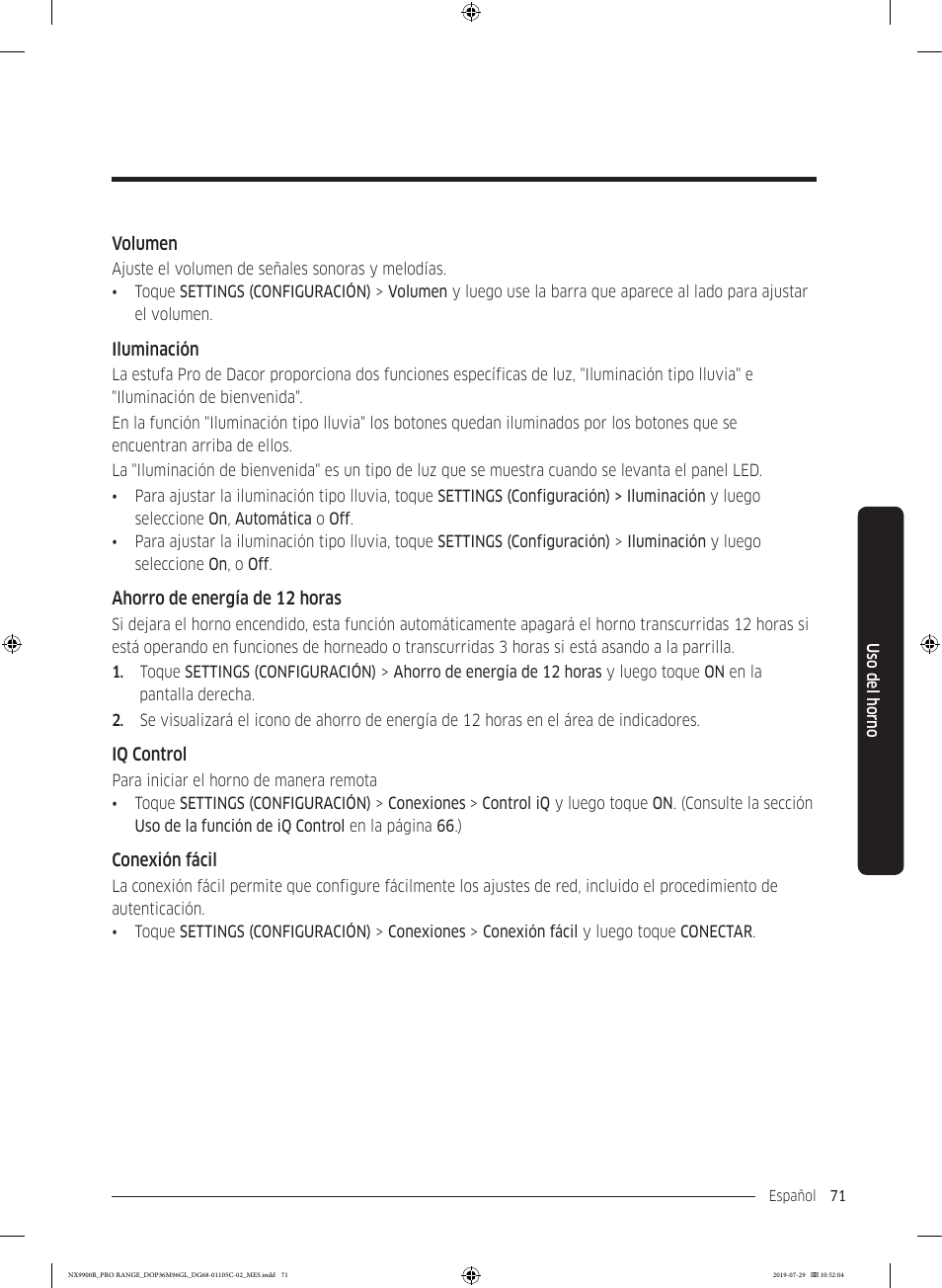 Dacor Contemporary 36 Inch Freestanding Professional Gas Smart Range Use and Care Manual User Manual | Page 179 / 324