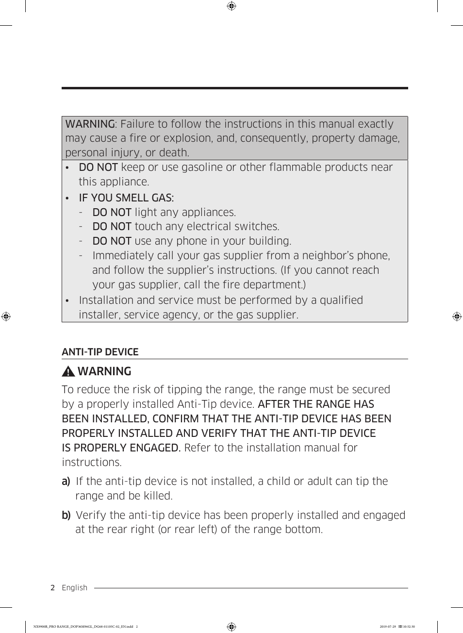 Dacor Contemporary 36 Inch Freestanding Professional Gas Smart Range Use and Care Manual User Manual | Page 2 / 324