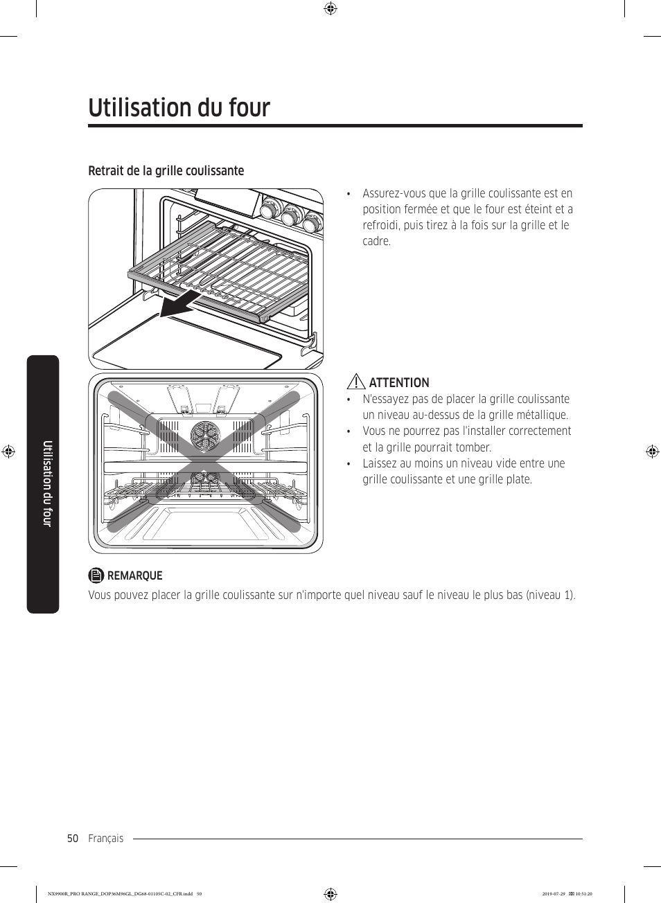 Utilisation du four | Dacor Contemporary 36 Inch Freestanding Professional Gas Smart Range Use and Care Manual User Manual | Page 266 / 324