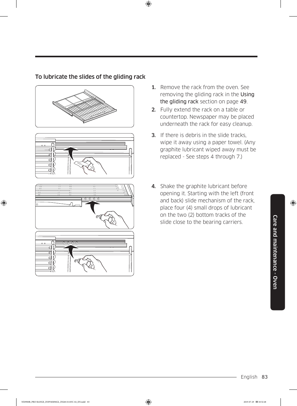 Dacor Contemporary 36 Inch Freestanding Professional Gas Smart Range Use and Care Manual User Manual | Page 83 / 324