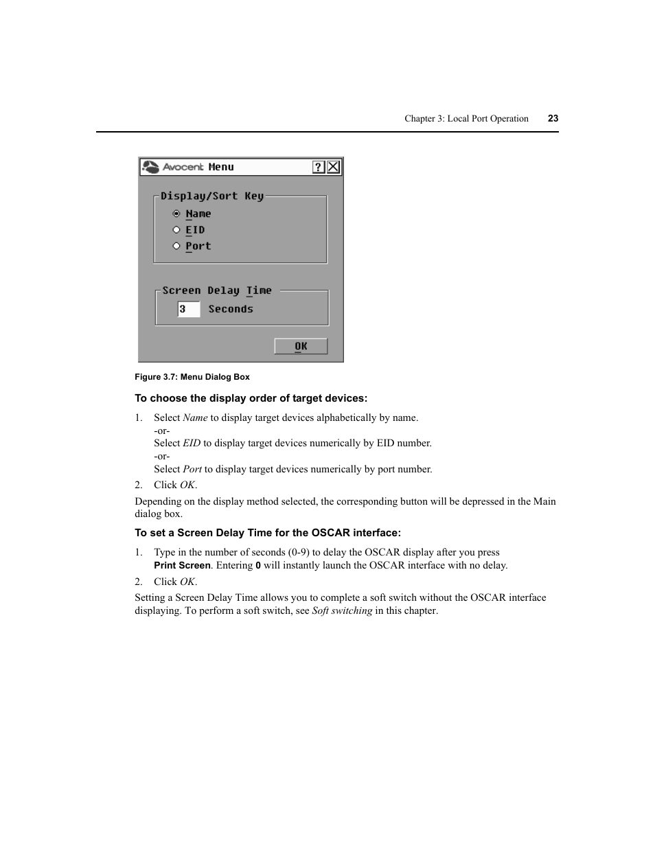 Avocent DSR1020 User Manual | Page 31 / 96
