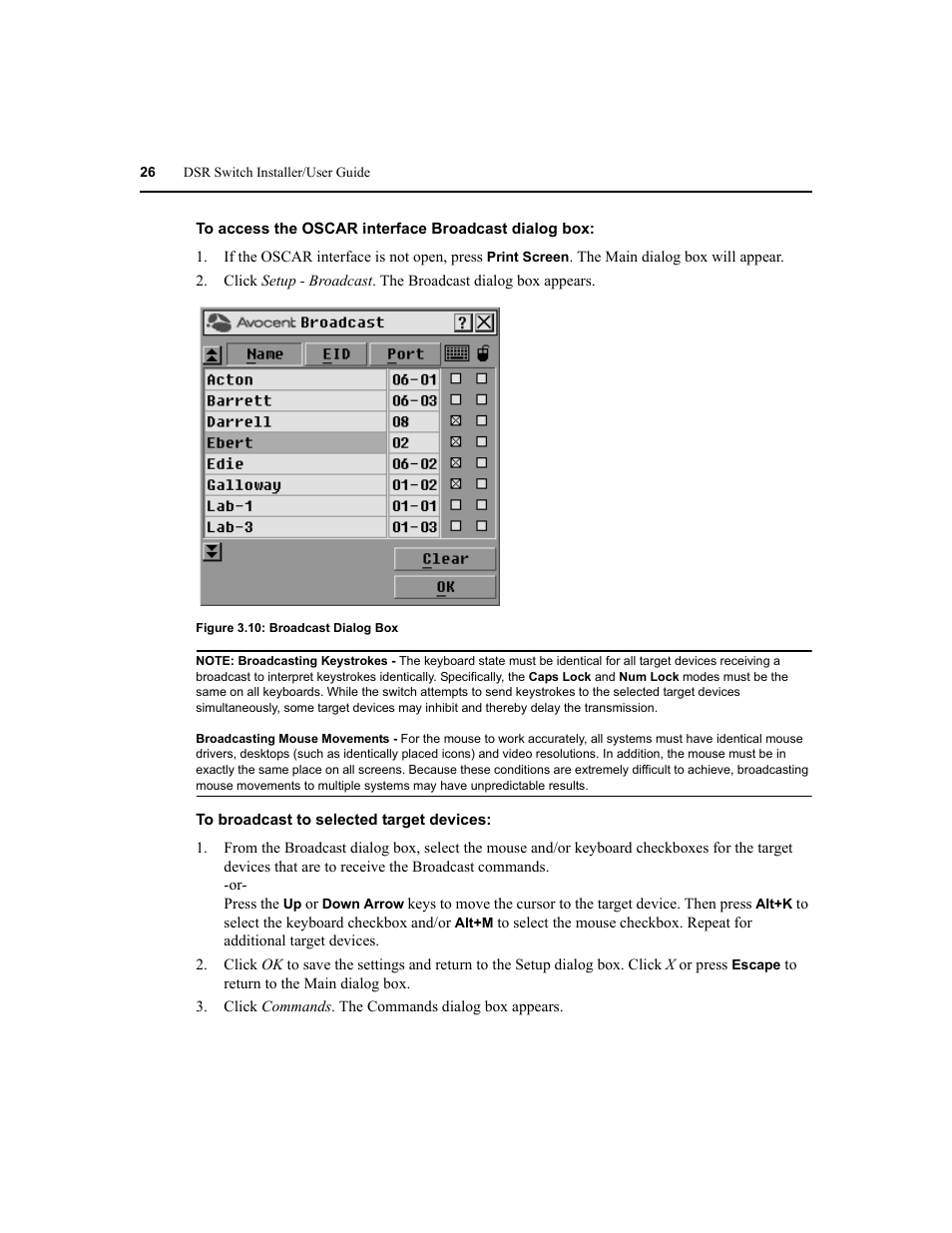 Avocent DSR1020 User Manual | Page 34 / 96