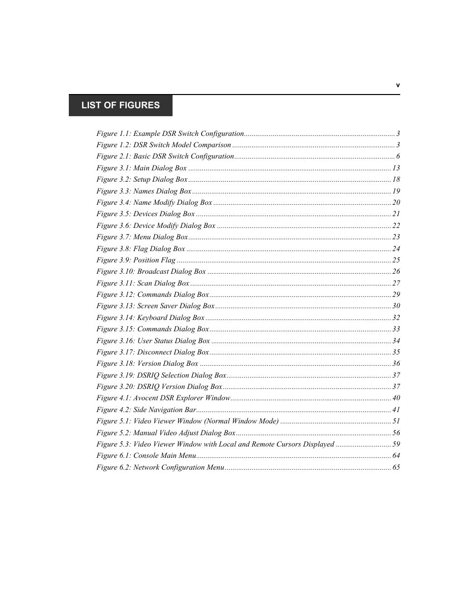 Avocent DSR1020 User Manual | Page 5 / 96