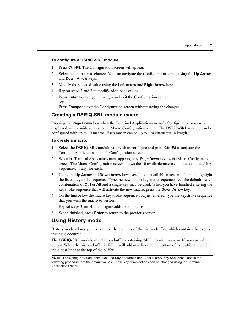 Using history mode | Avocent DSR1020 User Manual | Page 83 / 96