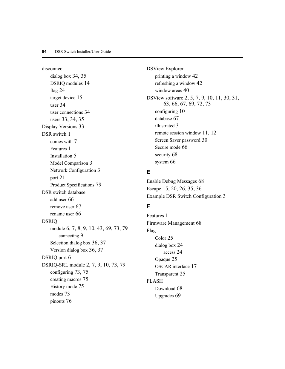 Avocent DSR1020 User Manual | Page 92 / 96