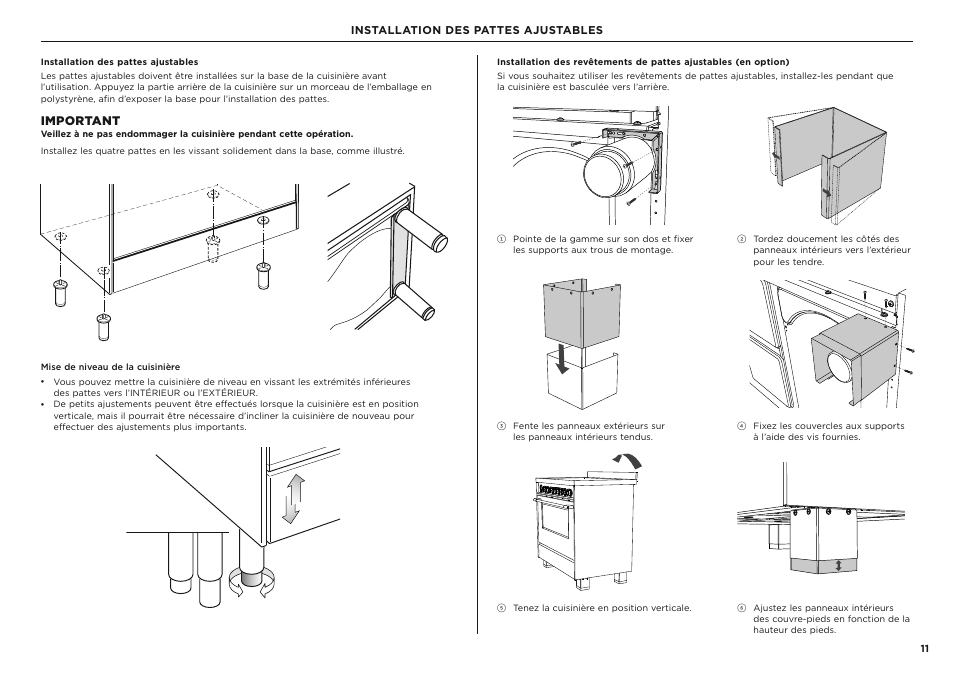 Important | Fisher & Paykel Series 7 Classic Series 36 Inch Freestanding Gas Range Installation Guide User Manual | Page 39 / 56