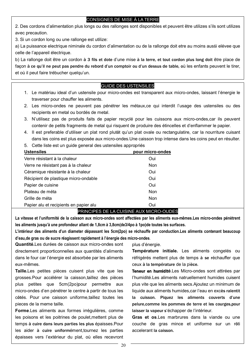 Danby DMW1148SS User Manual | Page 23 / 52