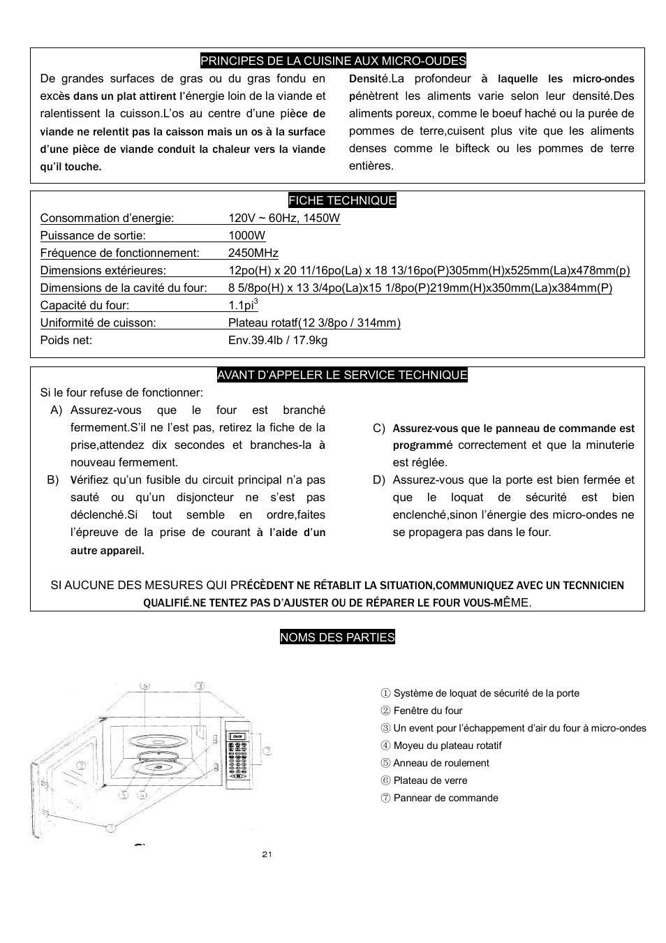 Danby DMW1148SS User Manual | Page 24 / 52