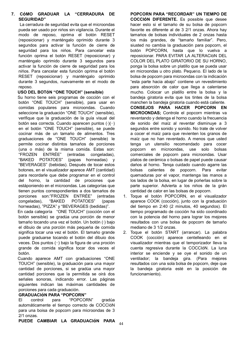 Danby DMW1148SS User Manual | Page 47 / 52