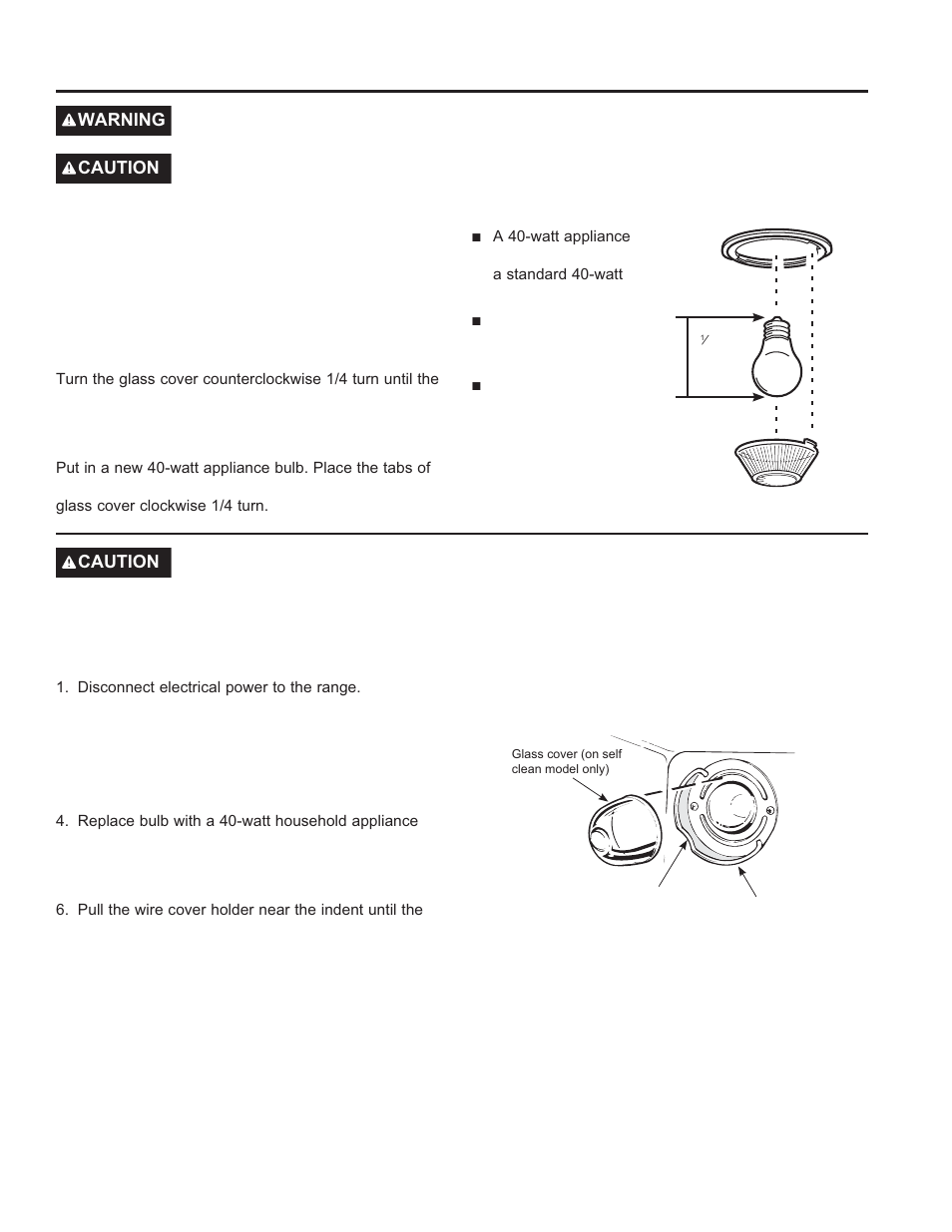 Care and cleaning: oven light, Oven light | GE Profile 30 Inch Gas Smart Range User/Care Manual User Manual | Page 27 / 70