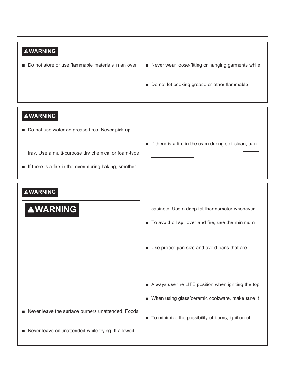 Read and save these instructions, Safety informa tion important safety information, Read all instructions before using the appliance | Warning | GE Profile 30 Inch Gas Smart Range User/Care Manual User Manual | Page 5 / 70