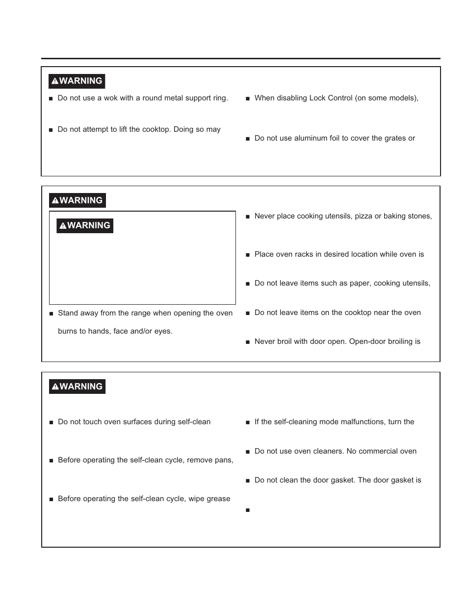 Safety informa t ion important safety information, Read and save these instructions, Read all instructions before using the appliance | GE Profile 30 Inch Gas Smart Range User/Care Manual User Manual | Page 6 / 70