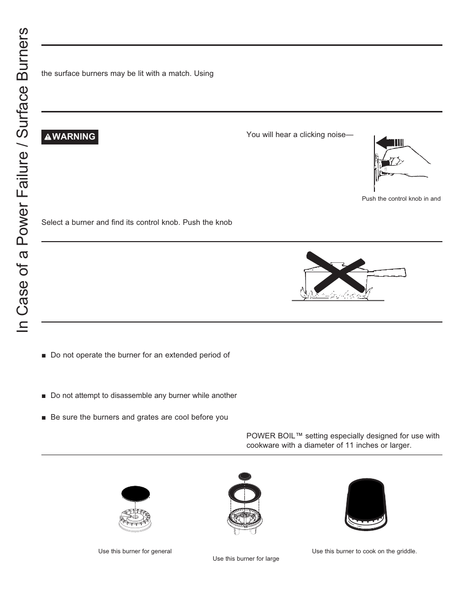 Surface burners | GE Profile 30 Inch Gas Smart Range User/Care Manual User Manual | Page 8 / 70