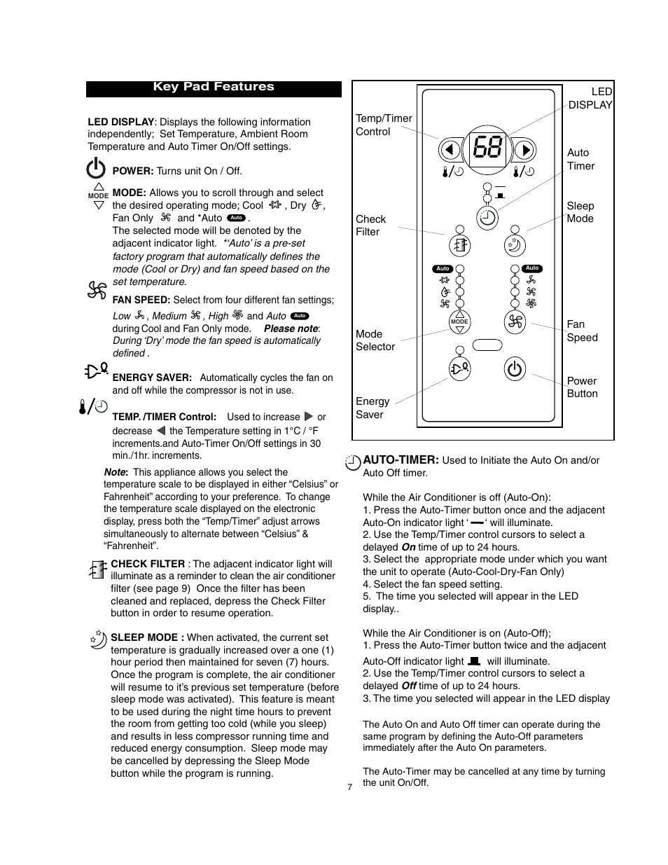 Danby DAC8007EE User Manual | Page 8 / 13