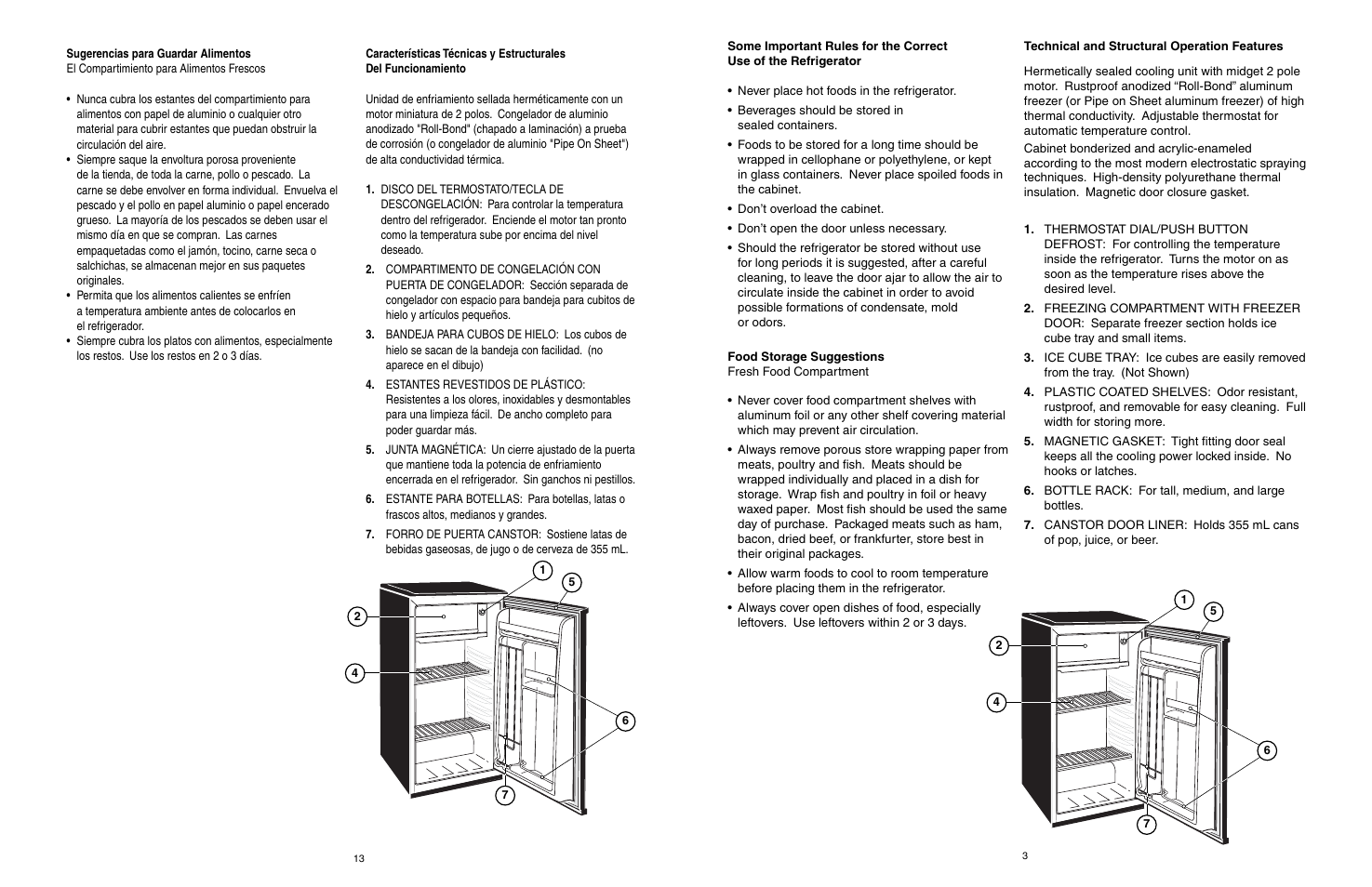 Danby DCR038BL User Manual | Page 13 / 15