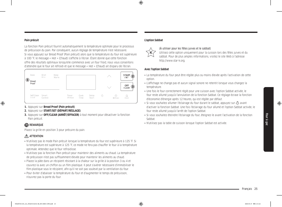 Samsung 30 Inch Slide-in Gas Smart Range Owner Manual User Manual | Page 121 / 144