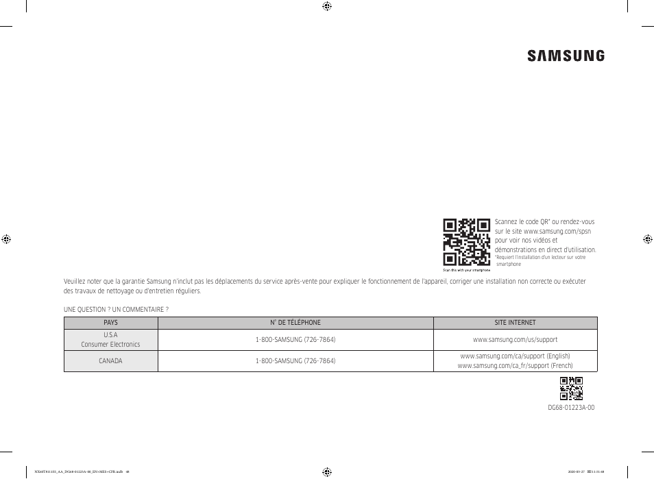 Samsung 30 Inch Slide-in Gas Smart Range Owner Manual User Manual | Page 144 / 144