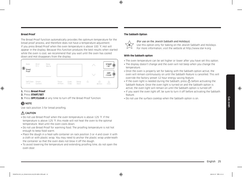 Samsung 30 Inch Slide-in Gas Smart Range Owner Manual User Manual | Page 25 / 144