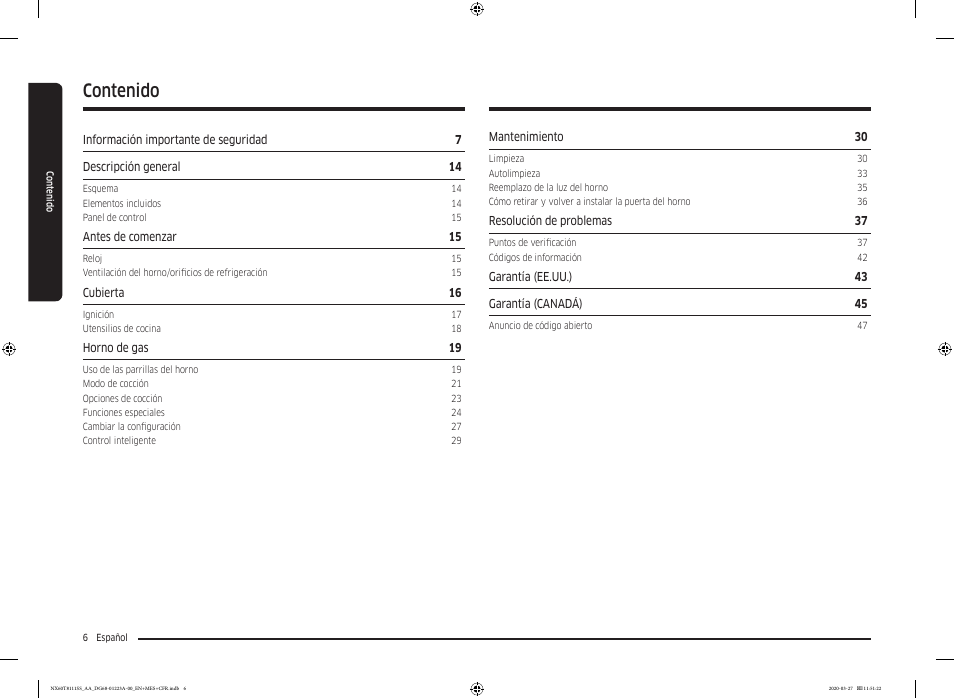 Samsung 30 Inch Slide-in Gas Smart Range Owner Manual User Manual | Page 54 / 144