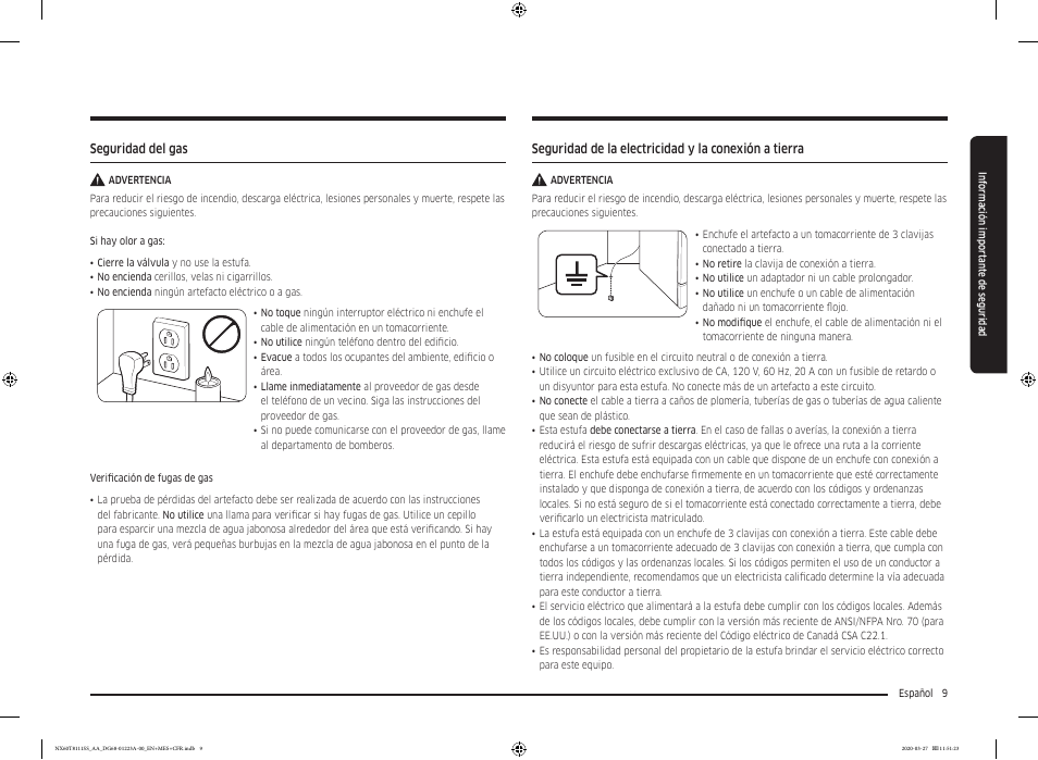 Samsung 30 Inch Slide-in Gas Smart Range Owner Manual User Manual | Page 57 / 144