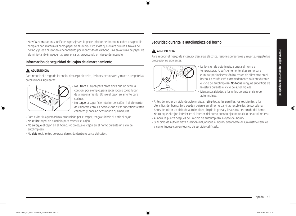 Samsung 30 Inch Slide-in Gas Smart Range Owner Manual User Manual | Page 61 / 144