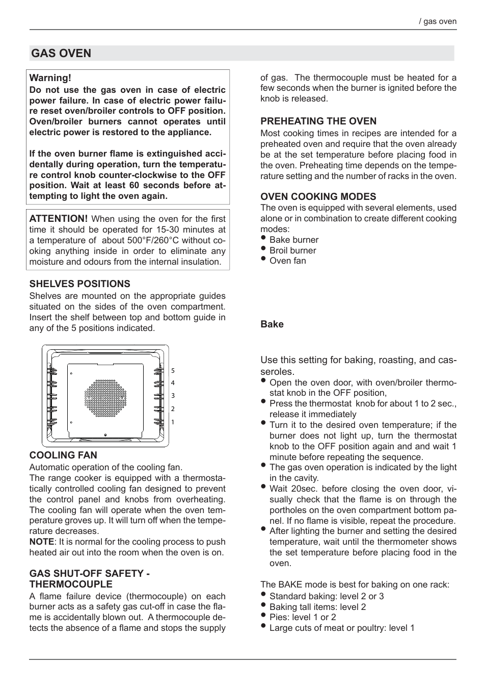 Bertazzoni Professional Series 24 Inch Freestanding Gas Range Owner's Manual User Manual | Page 11 / 40