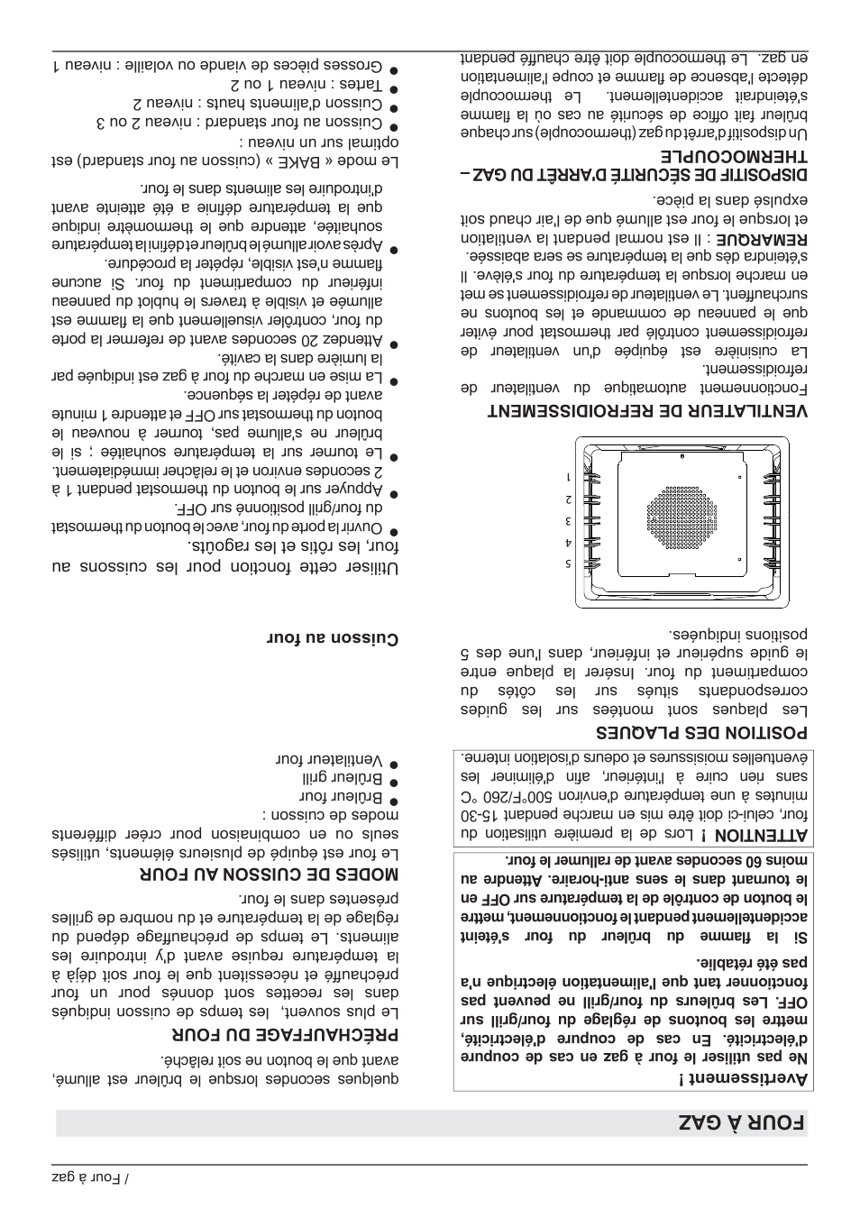 Four à gaz | Bertazzoni Professional Series 24 Inch Freestanding Gas Range Owner's Manual User Manual | Page 30 / 40