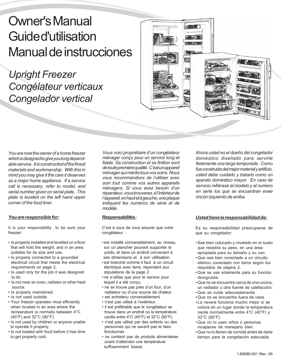 Danby DUF419W User Manual | 8 pages