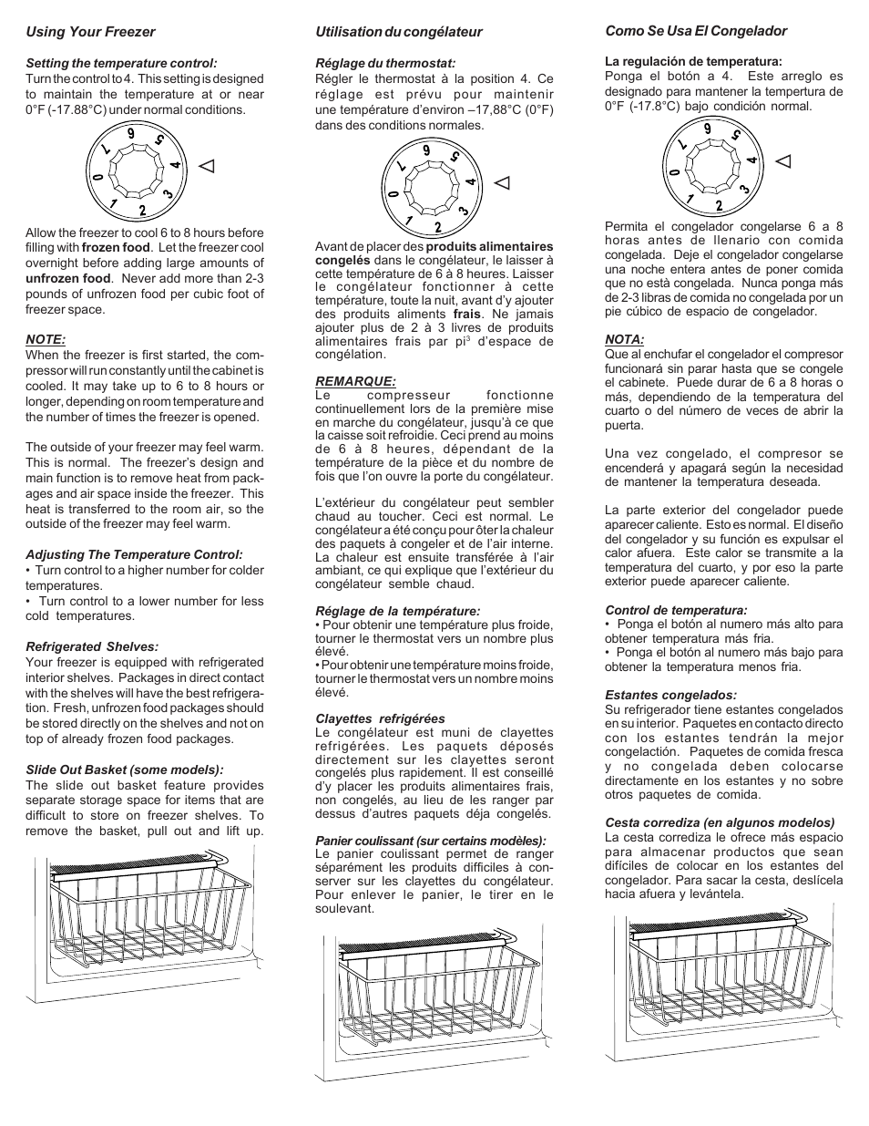 Danby DUF419W User Manual | Page 4 / 8