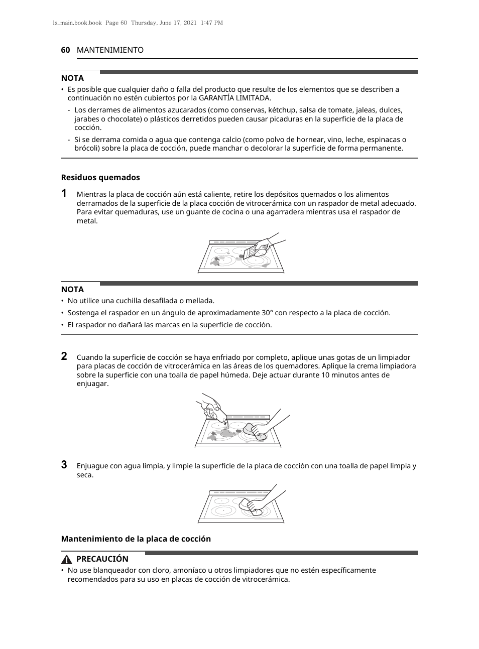 LG 30 Inch Electric Slide-In Smart Range Owner Manual User Manual | Page 136 / 164