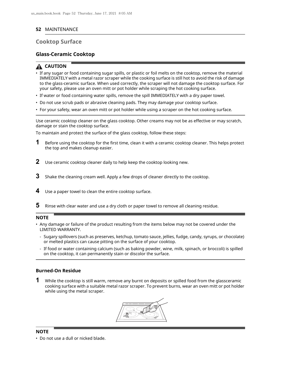 LG 30 Inch Electric Slide-In Smart Range Owner Manual User Manual | Page 52 / 164