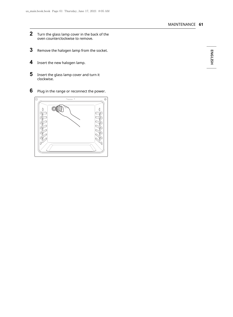 LG 30 Inch Electric Slide-In Smart Range Owner Manual User Manual | Page 61 / 164