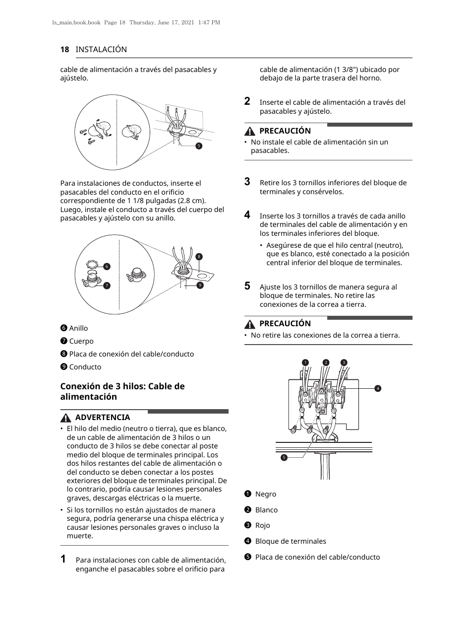 LG 30 Inch Electric Slide-In Smart Range Owner Manual User Manual | Page 94 / 164