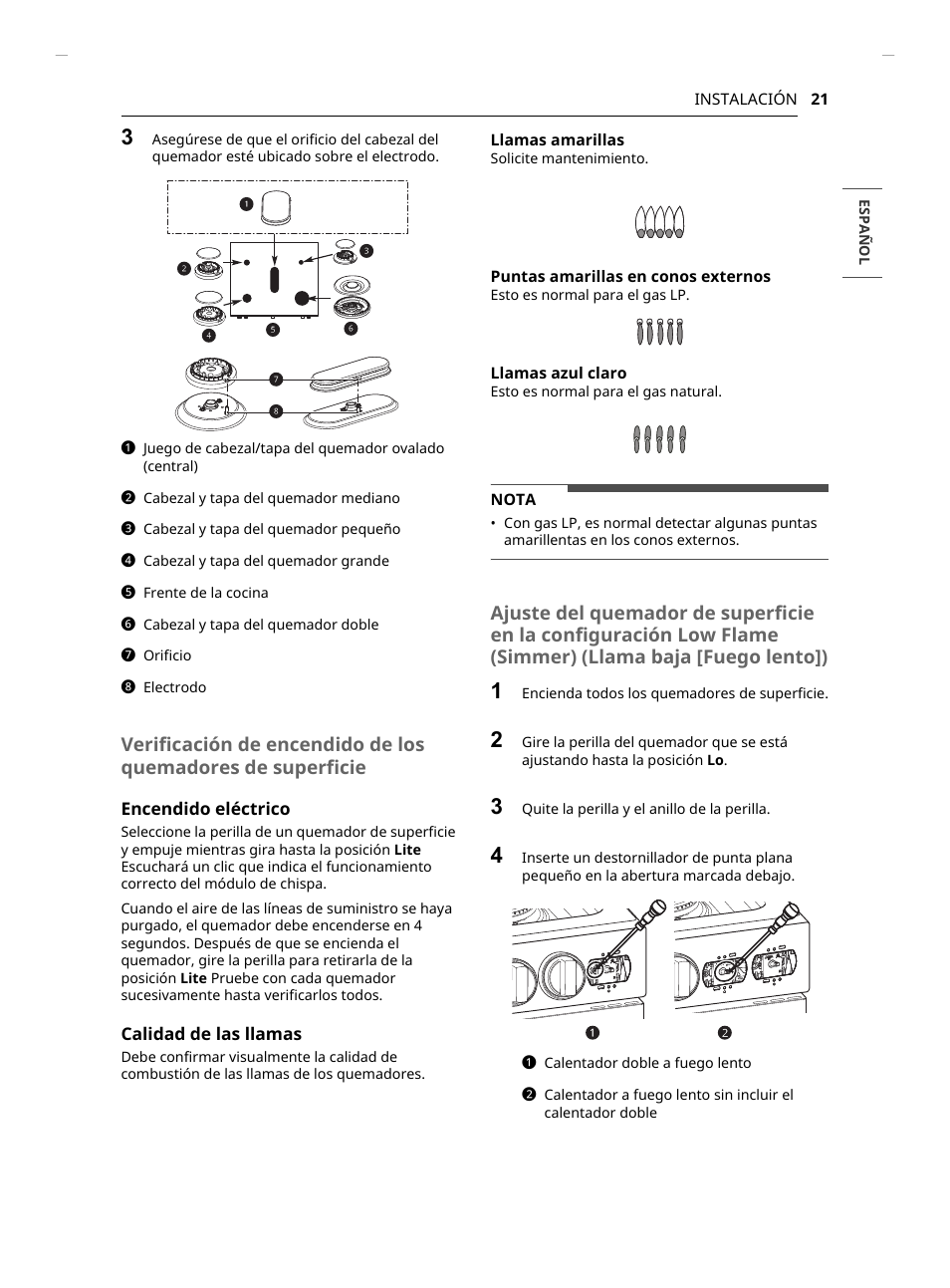 LG Studio 30 Inch Slide-In Gas Smart Range Owners Manual User Manual | Page 101 / 172