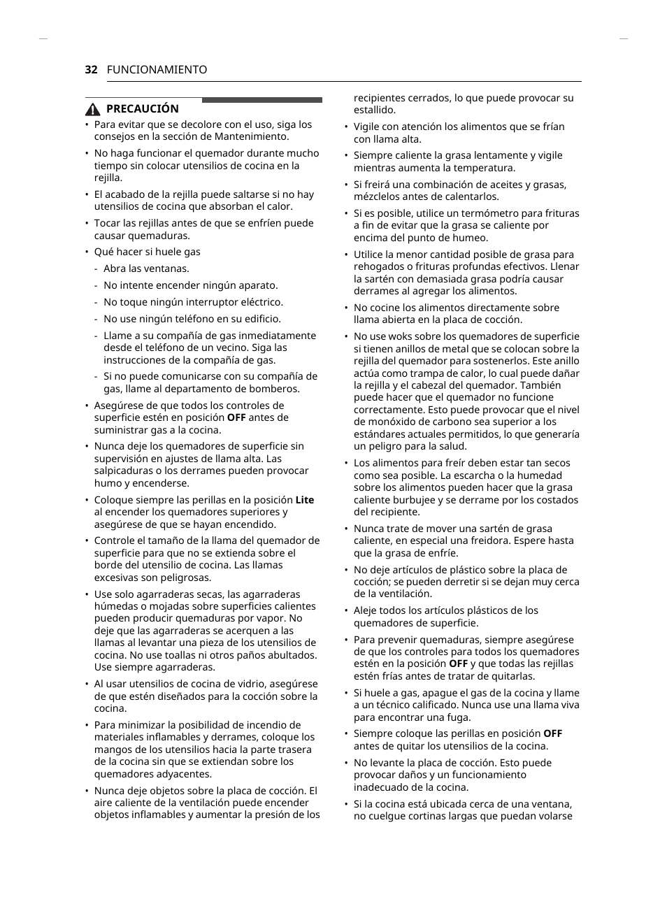 LG Studio 30 Inch Slide-In Gas Smart Range Owners Manual User Manual | Page 112 / 172