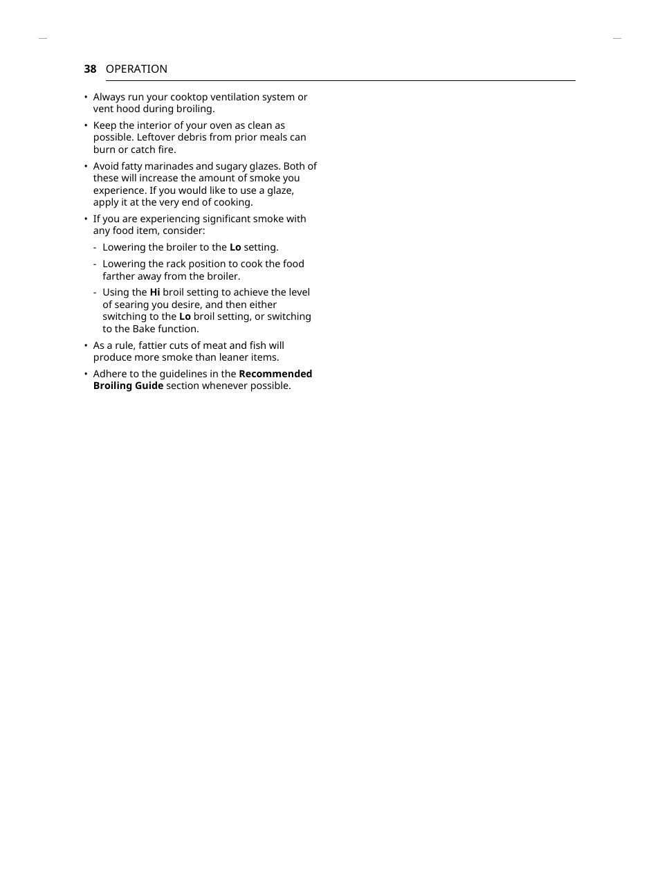 LG Studio 30 Inch Slide-In Gas Smart Range Owners Manual User Manual | Page 38 / 172