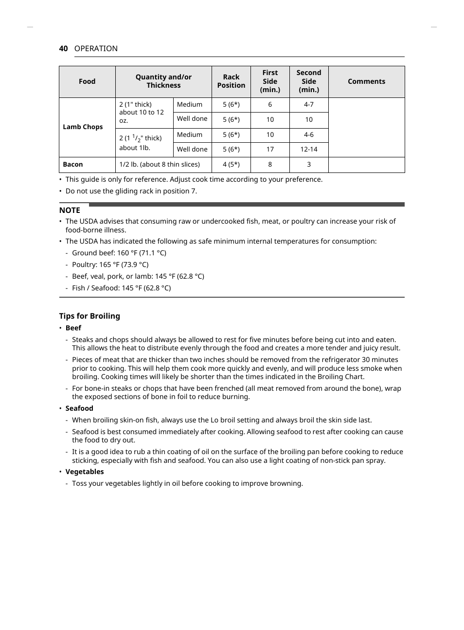 LG Studio 30 Inch Slide-In Gas Smart Range Owners Manual User Manual | Page 40 / 172