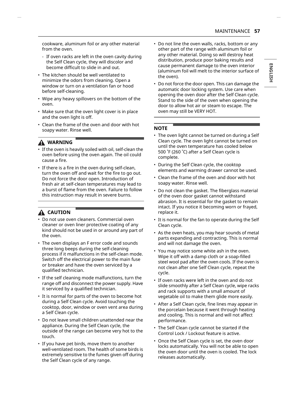 LG Studio 30 Inch Slide-In Gas Smart Range Owners Manual User Manual | Page 57 / 172