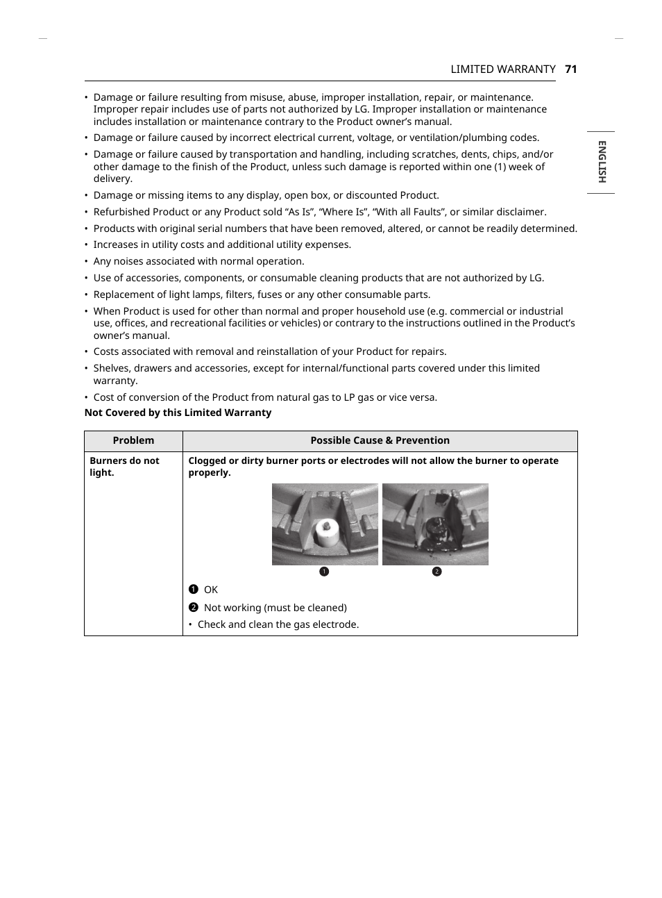 LG Studio 30 Inch Slide-In Gas Smart Range Owners Manual User Manual | Page 71 / 172