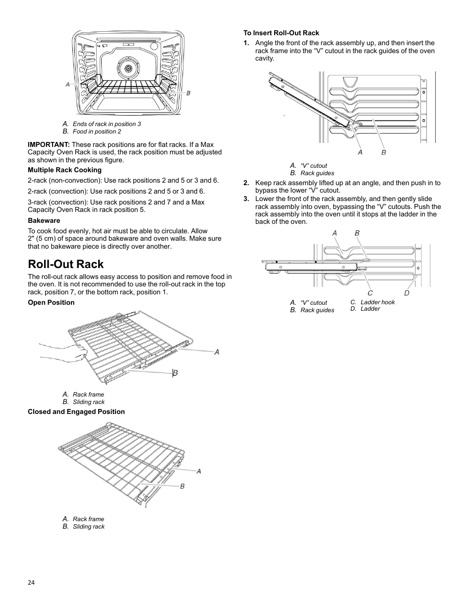Roll-out rack_efsr_cg_w11637359a, Roll-out rack | KITCHENAID 30 Inch Slide-In Induction Range Owners Guide User Manual | Page 24 / 89